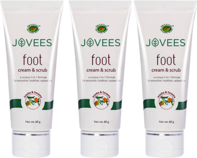 JOVEES Foot 2 in 1 Cream &  Scrub(180 g)