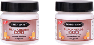 Sheer Secret Blackhead Scrub for all Skin type Scrub(200 ml)