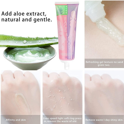 FELICECHIARA 100ml Face & Body Cleansing scrub Aloevera Gel enriched Scrub(100 ml)