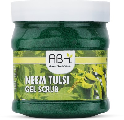 ABH Neem Tulsi gel scrub face and body Scrub(500 ml)