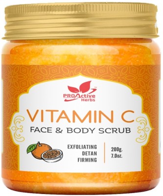 Proactive Herbs VITAMIN -C FACE AND BODY SCRUB Scrub(200 g)