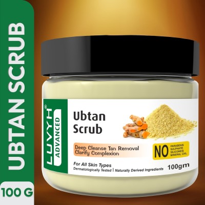 LUVYH Ubtan Skin Exfoliating Scrub (100g )Brightening, Detan, Glowing Skin,Tan Removal Scrub(100 g)