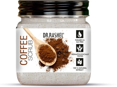 DR.RASHEL Coffee Scrub Face & Body,Re-Sculpting Scrub for Brightening Vitamin & Dark Circle Scrub(380 ml)