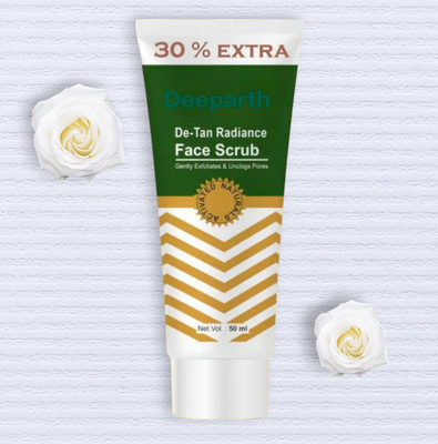 Deeparth Face Scrub Removes Dead Skin & Blackheads Detan & Glow Scrub Pack Of 1 Scrub(50 ml)