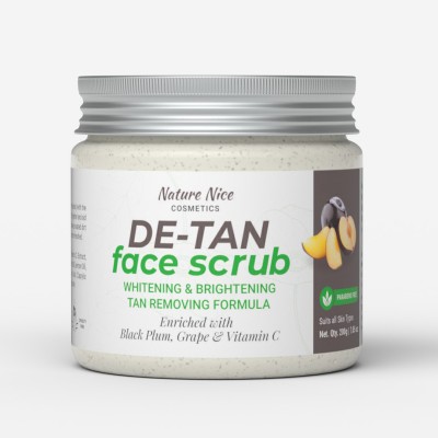 Nature Nice De-Tan Face Scrub With Black Plum & Grape Scrub(200 g)