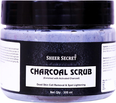 Sheer Secret Charcoal Scrub 300ml Scrub(300 ml)