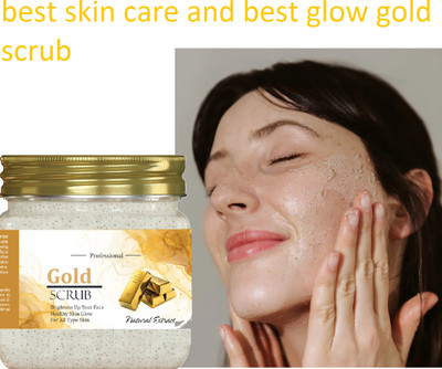 KA-KAIASHA Gold Scrub Revitalizing Skin Whitening Face Scrub for Glowing Scrub(380 ml)