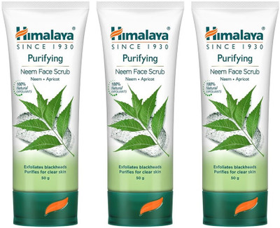 HIMALAYA Purifying Neem Face Scrub 50g (pack of 3 ) | Scrub(150 g)