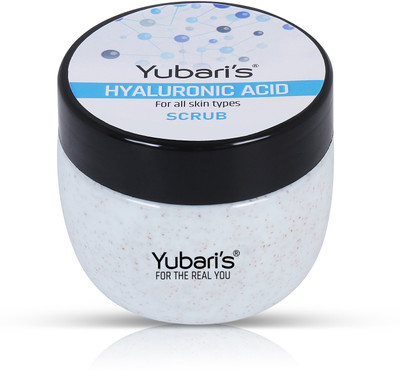 Yubari's HYALURONIC SCRUB |Youth Revitalizing Nourishing Hydrating & Elasticity|Face/Body Scrub(190 ml)