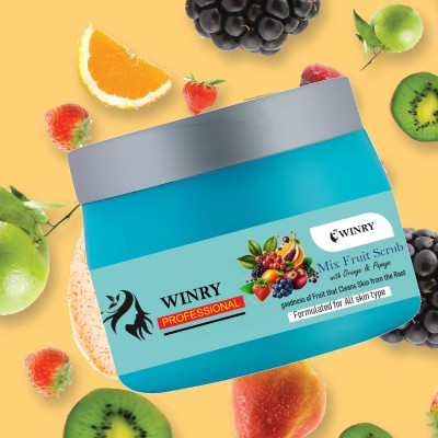 winry Real Fruit Extracts Mix Fruit  Scrub(400 g)