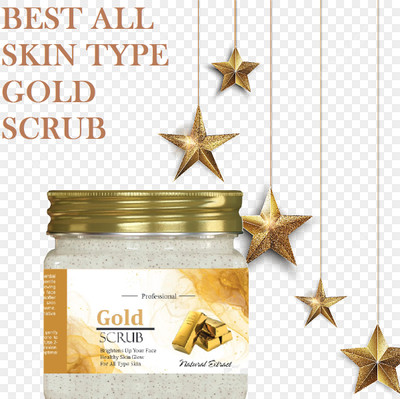 KAIASHA Golden Glow Face Scrub with Vitamin E  Scrub(350 ml)