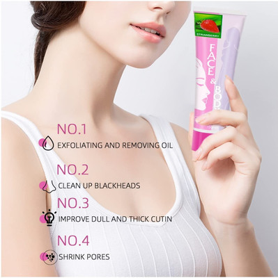 Aylily Face & Body Cleansing scrub Aloevera Gel enriched with natural ingredient Scrub(100 ml)