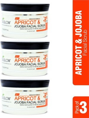 OXYGLOW Herbals Apricote & Jojoba Scrub 500 Gm (Pack of 2) Scrub(1500 g)