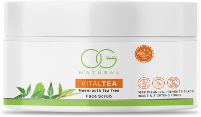 OG BEAUTY Natural Vitaltea Neem With Tea Tree Face  Scrub(125 g)