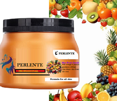 PERLENTE Professional Face & Body Mix Fruit  Scrub(200 g)