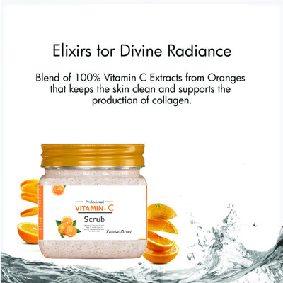 PERLENTE For womans and mens best vitamin -c face and body scrub Scrub(380 g)