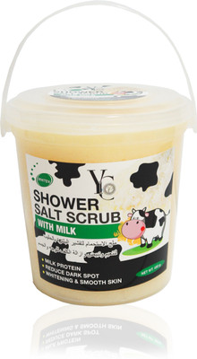 YC Fairness Shower Spa Salt Scrub with Milk Extract 450g Scrub(450 g)