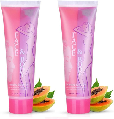 Aylily Face & Body Cleansing Scrub Gel - 200ml Scrub(200 ml)
