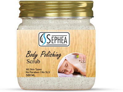 SEPHEA Body Polishing Massage Scrub | Face And Body Scrub | For All Skin Types 500 ml Scrub(500 ml)