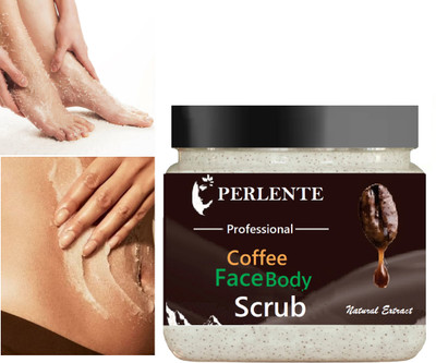 PERLENTE Body & Face Scrub for Tan Removal & Exfoliation  Scrub(380 ml)