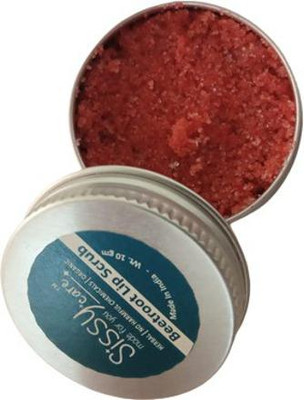 SISSY CARE LIP SCRUB WITH BEETROOT EXTRACT-10GM- (PACK OF 1) Scrub(10 g)