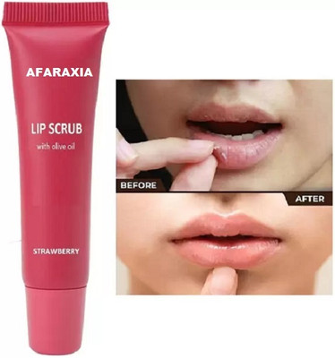 AFARAXIA Pink Lip Scrub Heals Dry & Chapped Lips Scrub(10 ml)