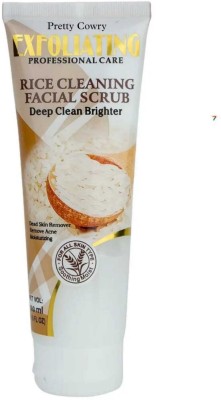 PRETTY COWRY Rice Cleaning Facial Scrub Deep Clean Brighter Scrub(120 ml)