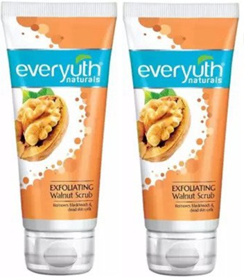 Everyuth Naturals Walnut Scrub (2X200g) Scrub(400 g)