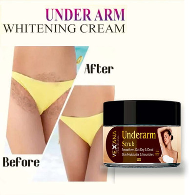 vexana Dark Underarm & Bikini skin Whitening Cream For Lighten Scrub(50 g)