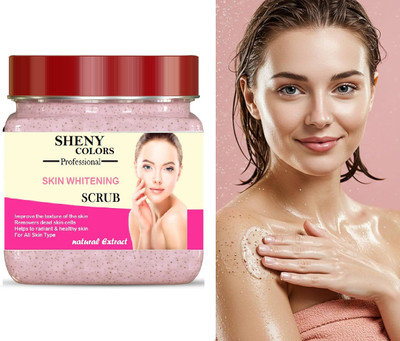 SHENYCOLORS Remover Scrub Face & Body Cleansing Scrub Gel Strawberry  Scrub(380 g)