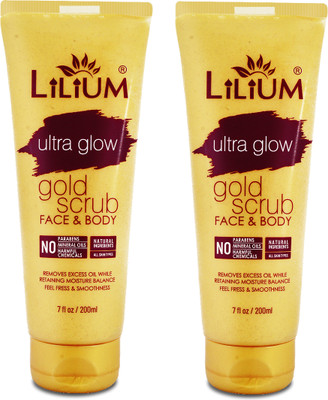 LILIUM SCRB-200ML-GLD-TUBE-2PC Scrub(200 ml)