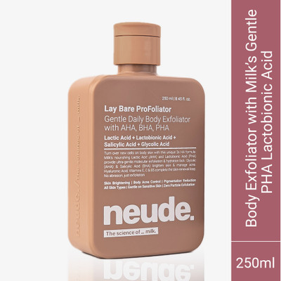 Neude : AHA+BHA+PHA Gentle Body Exfoliator with Lactobionic Acid Scrub(250 ml)