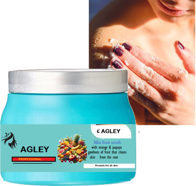 AGLEY Blemishes & Clears Dullness Mix Fruit Face And Body  Scrub(200 g)