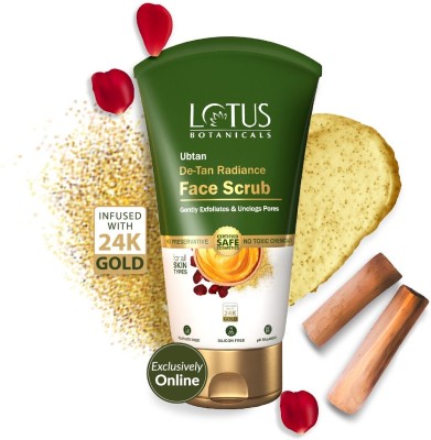 Lotus Botanicals Ubtan De-Tan Radiance Scrub(100 g)