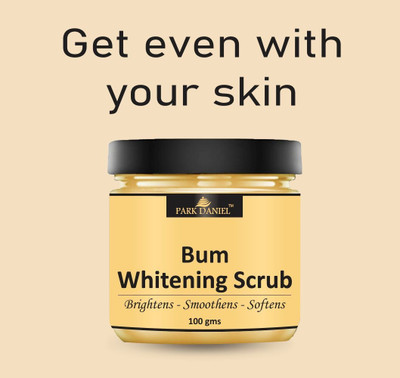 PARK DANIEL Bum Butt Booty Skin Whitening Body Scrub - Pack of 1 of 100 gms Scrub(100 g)