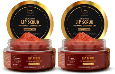TNW - The Natural Wash Lip Lightening Scrub for tanned & darkened lips (Paraben-Free)Organic Scrub(50 g)