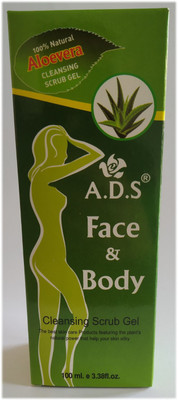 ads Face And Body Cleansing Alovera Gel Scrub-D20 Scrub(100 ml)