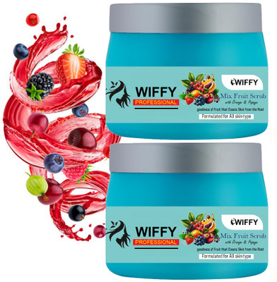 Wiffy Face Scrub for Oily and Normal skin, for Blackheads |Tan Removal Scrub(200 ml)