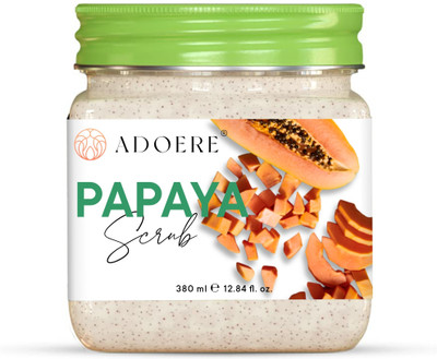 Adoere PAPAYA FACE & BODY SCRUB, Deep Cleaning Scrub(400 ml)