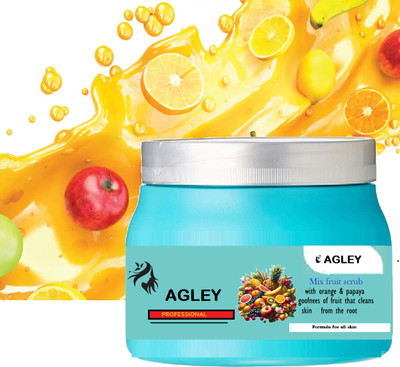 AGLEY Face & Body Mix Fruit Scrub For All Skin Type  Scrub(200 g)