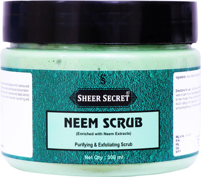 Sheer Secret Neem Scrub 300ml Scrub(300 ml)