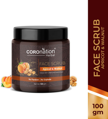 COROnation Herbal Apricot & Walnut Face Scrub(100 g)
