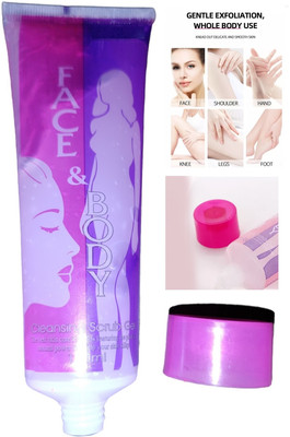 FELICECHIARA Best Deep Dead Skin Removing Cleansing Face & Body Cleansing Gel  Scrub(100 ml)