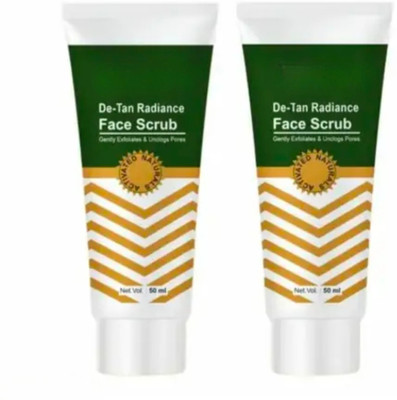 Deeparth De-Tan Radiance Face Scrub -/ pack of 2 Scrub(50 ml)