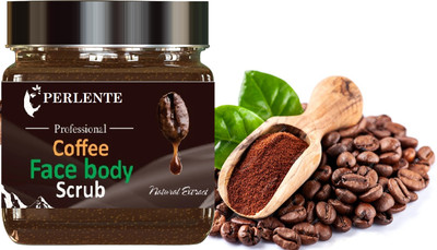 PERLENTE Exfoliating Scrub & Coffee Seeds Scrub Remove Tan, Dead Skin  Scrub(380 g)