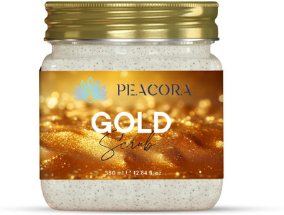 PEACORA GOLD FACE & BODY SCRUB  Scrub(400 ml)