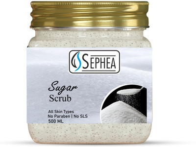 SEPHEA Sugar Facial Massage Scrub | Face And Body Scrub | For All Skin Types 500 ml Scrub(500 ml)