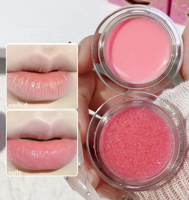 ADJD Beetroot Lip Scrub Balm for Dark Lips to lightening Exfoliates & Soft Scrub(7 g)