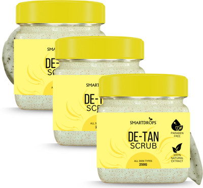 smartdrops Face Scrub With Walnut and De-Tan Base for Everyday Care Scrub(750 g)