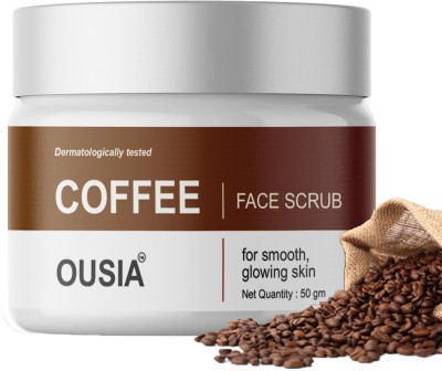 Ousia Coffee Face Scrub for Deep Exfoliation, Tan Removal & Blackheads  Scrub(50 g)